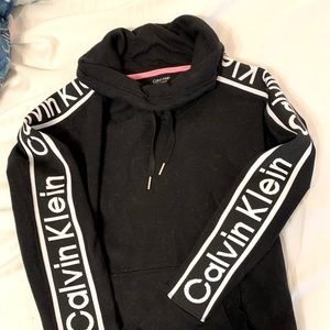 Calvin Klein Black Turtleneck Sweatshirt